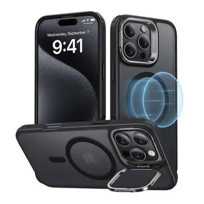 Hybrid Case (HaloLock) ESR with stand for iPhone 16 Pro Max (black)