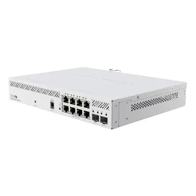 Mikrotik managed Switch CSS610-8P-2S+IN 8x Gbit PoE port, 2x 10G SFP+, SwOS, zdroj, CSS610-8P-2S