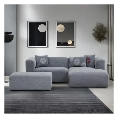 Atelier del Sofa Corner Sofa Linden Mini Right - Grey