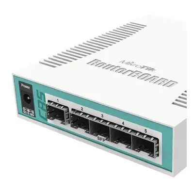 MikroTik Cloud Router Switch 106-1C-5S, 5x SFP, 1x SFP, 1x Combo, Gbit, vč. L5, CRS106-1C-5S