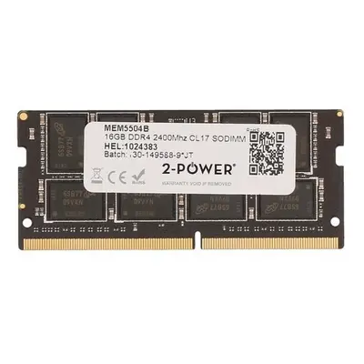 2-Power 16GB PC4-19200S 2400MHz DDR4 CL17 Non-ECC SoDIMM 2Rx8, MEM5504B