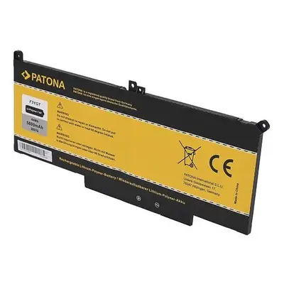 PATONA baterie pro ntb DELL LATITUDE E7280 / E7480 5800mAh Li-Pol 7,6V F3YGT, PT2837