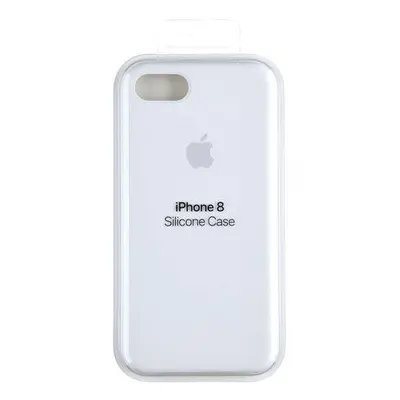 Apple iPhone 8/7 Silicone Case - White