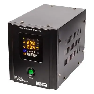 MHPower záložní zdroj MPU-500-12, UPS, 500W, čistý sinus, 12V, MPU-500-12