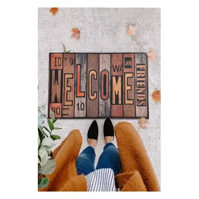 Conceptum Hypnose Pvc Doormat Friends Multicolor