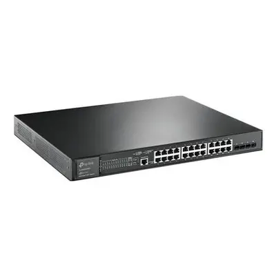 TP-Link TL-SG3428XMP - JetStream 24-Port PoE+ Gigabit L2+ Managed Switch/ 4x 10 Gigabit SFP+ Slo