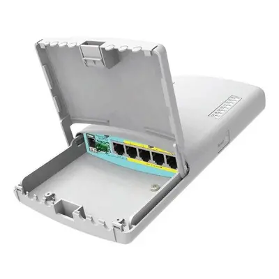 MikroTik RouterBOARD PowerBox Pro, 800MHz CPU, 128MB RAM, 5x LAN, PoE IN/OUT, vč. L4 licence, RB