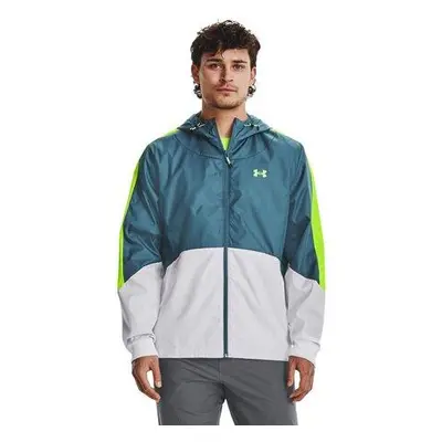 Under Armour Pánská větrovka Legacy Windbreaker static blue S, Modrá / bílá