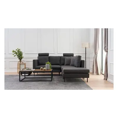 Atelier del Sofa Corner Sofa Mino - Anthracite