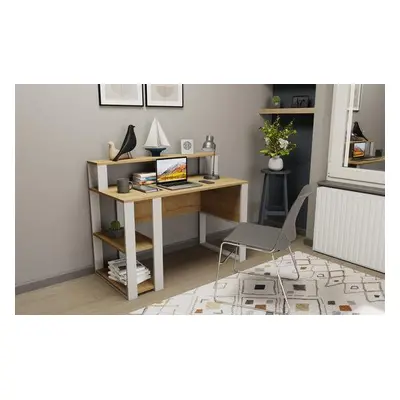 Hanah Home Study Desk Queens - Oak, White OakWhite