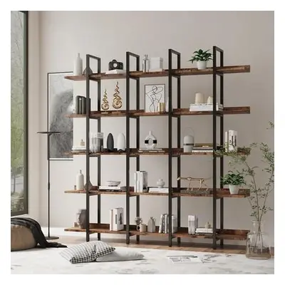 Hanah Home Bookshelf Loft - Brown