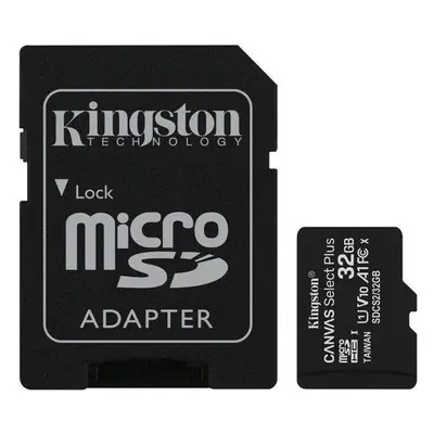 KINGSTON Canvas Select Plus 32GB microSD / UHS-I / CL10 / vč. SD adaptéru