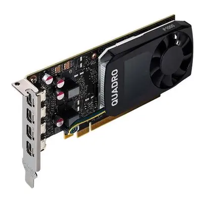 PNY Quadro P1000 V2 DP / 4GB GDDR5 / PCI-E / 4x miniDP 1.4 / Low profile bracket v balení, VCQP1