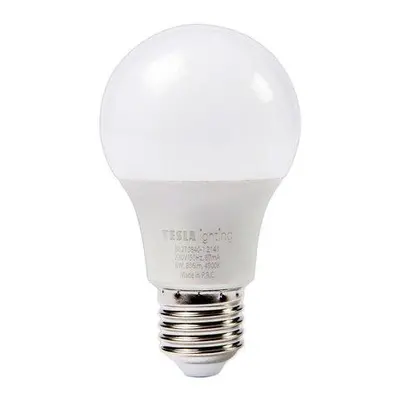 Tesla LED žárovka BULB E27/8W/230V/806lm/25 000h/4000K denní bílá/220st