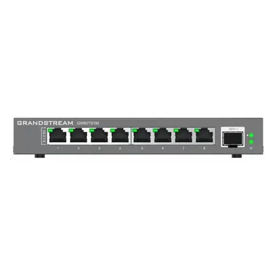 Grandstream GWN7701M Unmanaged Network Switch 8 2,5Gb portů / 1 SFP+, GWN7701M