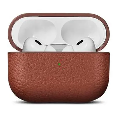 Woolnut Leather Case for AirPods Pro (2nd gen) Cognac