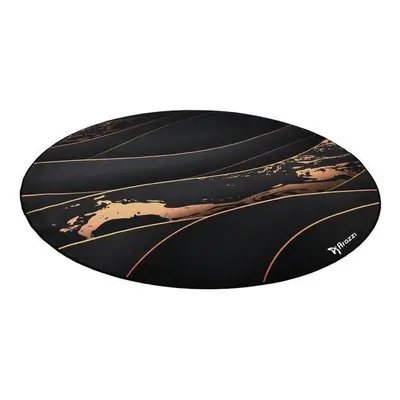 AROZZI Zona Floorpad Black Gold/ ochranná podložka na podlahu/ kulatá 121 cm průměr/ černozlatý 