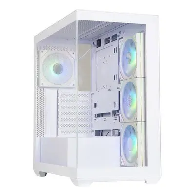 BitFenix skříň CETO / ATX / 4x 120mm FRGB fan / 2x USB 3.0 / USB-C / tvrzené sklo / bílá, BFC-CE