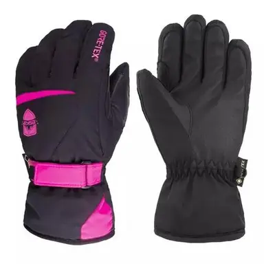 Eska Dětské lyžařské rukavice Number One GTX black/pink S