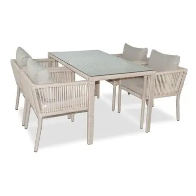 Hanah Home Garden Lounge Set Vera 140 - Light Brown