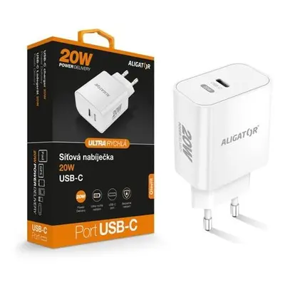 ALI CN PD 20W, USB-C, bílá CHPD0010