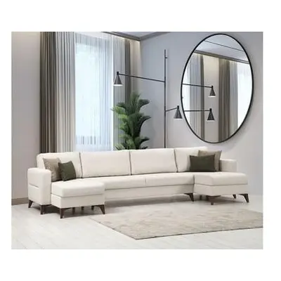 Atelier del Sofa Corner Sofa-Bed Kristal Rest 3+Corner - Beige