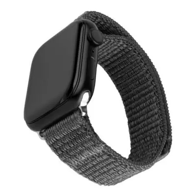 FIXED Nylon Sporty Strap pro Apple Watch Ultra 49 mm, tmavo šedý