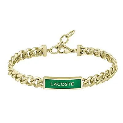 Lacoste Moderní pozlacený náramek z oceli 2040323