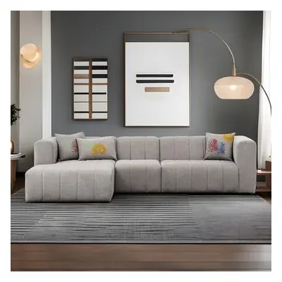 Atelier del Sofa Corner Sofa Beyza Left - Light Grey