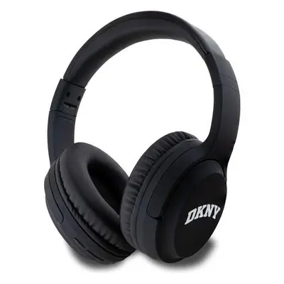 DKNY PU Leather Arch Logo Bluetooth Stereo Headphone Black