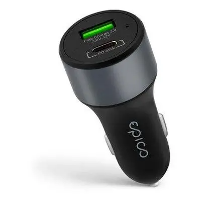 iStores by Epico 45W PD CAR CHARGER - space gray