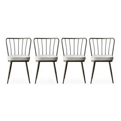 Hanah Home Chair Set (4 Pieces) Yıldız - 985 V4