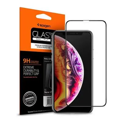 Spigen Glass FC HD kryt iPhone 11/XR černý