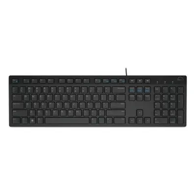 DELL klávesnice KB216/ multimediální/ ukrajinská/ UA/ USB/ drátová/ černá, 580-AHHE