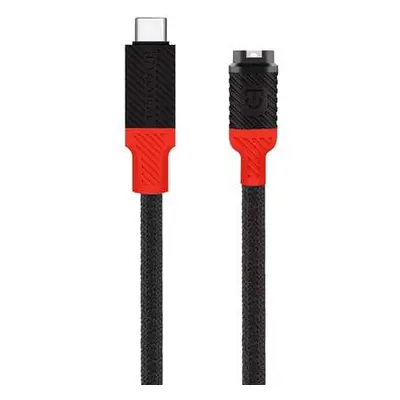 Tactical Recce 3:20 kabel pro Garmin USB-C černý/červený