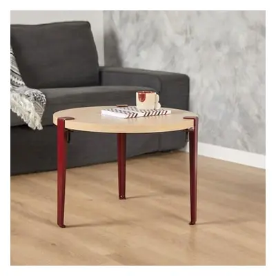 Hanah Home Coffee Table Fregoia - WoodenBurgundy