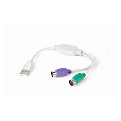 Kabel GEMBIRD adapter USB-2xPS/2 30cm, KAB051C12