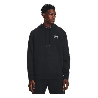 Under Armour Pánská mikina Essential Fleece Hoodie black 3XL, Černá, XXXL