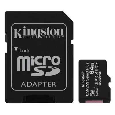 Kingston Canvas Select Plus microSDXC 64 GB SDCS2/64GBSP