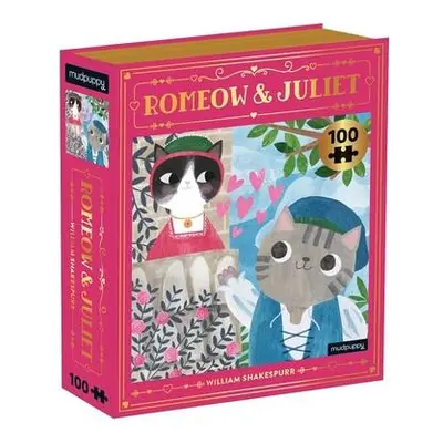 Mudpuppy Puzzle Romeow & Juliet Bookish Cats 100 dílků