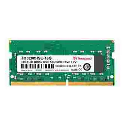 Transcend paměť 16GB (JetRam) SODIMM DDR4 3200 1Rx8 CL22, JM3200HSE-16G