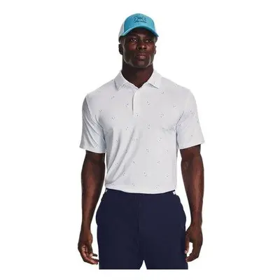 Under Armour Pánské polo tričko Playoff 3.0 Printed Polo white XS, Bílá