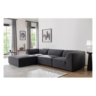 Atelier del Sofa Corner Sofa Alpha Left - Anthracite