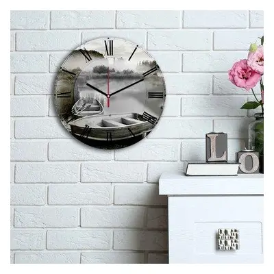 Wallity Decorative MDF Clock 3030MS-011 Multicolor