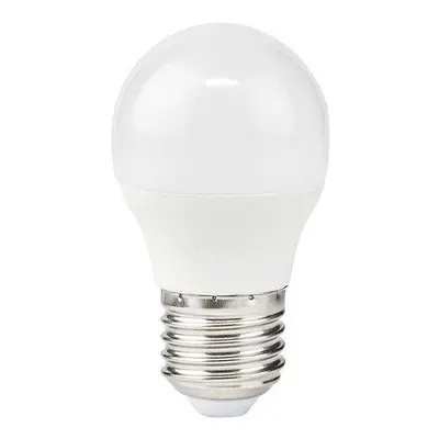 NEDIS LED žárovka E27/ G45/ 4,9 W/ 220 V/ 470 lm/ 2700 K/ teplá bílá/ matná