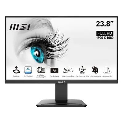 MSI Pro/MP2412/23,8"/VA/FHD/100Hz/1ms/Black/2R, PRO MP2412