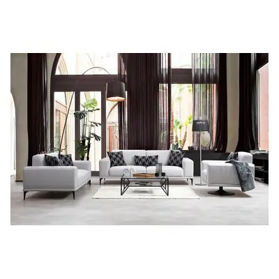 Atelier del Sofa 3-Seat Sofa-Bed Nikea 3 Seater Grey