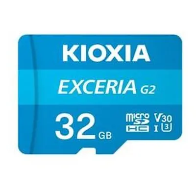 KIOXIA microSD Karta EXCERIA G2 32GB, UHS-I U3 V30, s Adaptérem