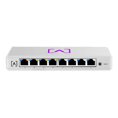 ALTA Switch 8 POE - 8x Gbit RJ45, 4x PoE 802.3at (PoE budget 60W), S8-POE