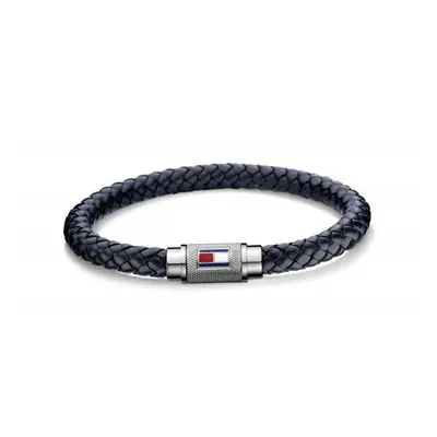 Tommy Hilfiger Trendy tmavě modrý kožený náramek TH2701000